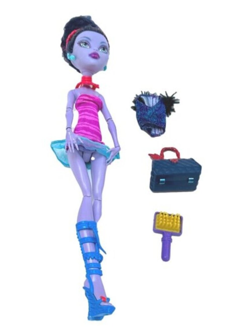 Monster High Jane Boolittle Doll and Accessories Mattel 2008 w‎ Accessories